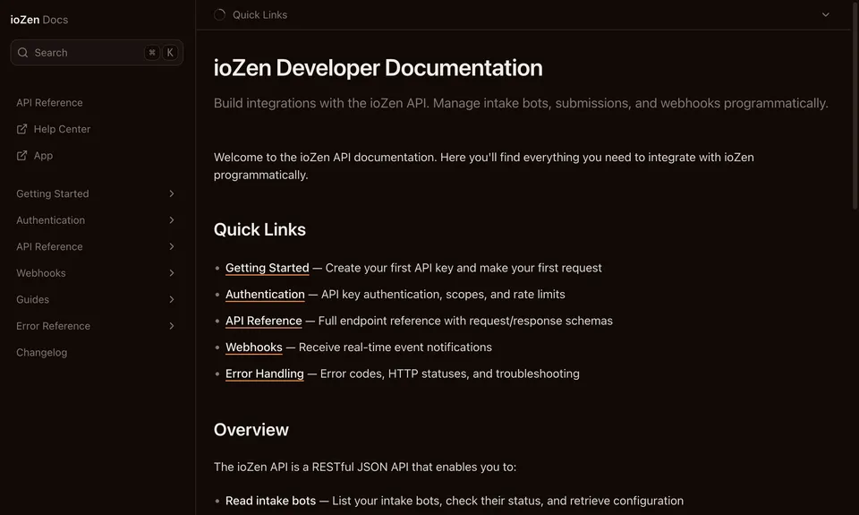 Fumadocs API documentation page with endpoint explorer