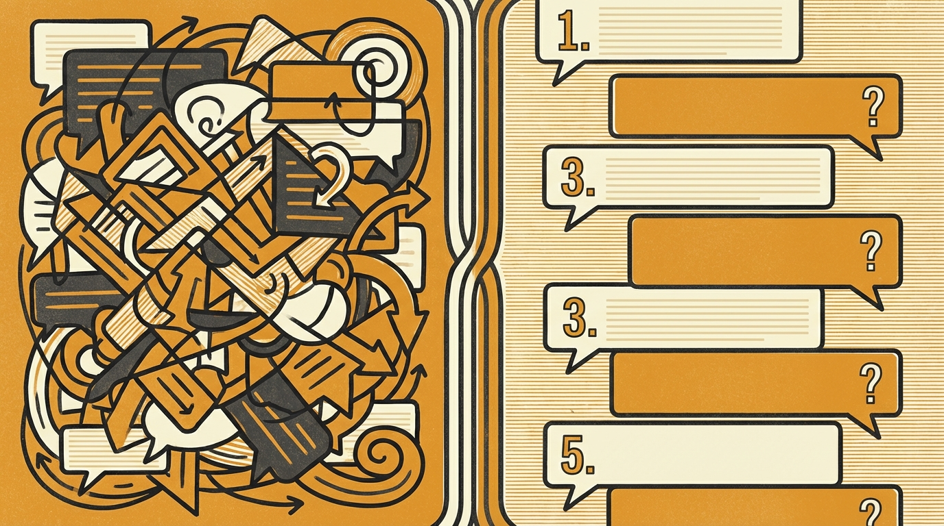 Why pure AI chatbots fail for business intake