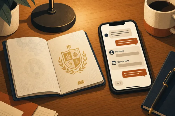 Stop making people type what is already on the passport